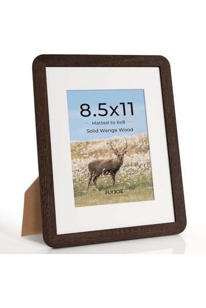 Generic 8x10 Picture Frame, Display Pictures 5x7 with Mat or 8x10 Without Mat...