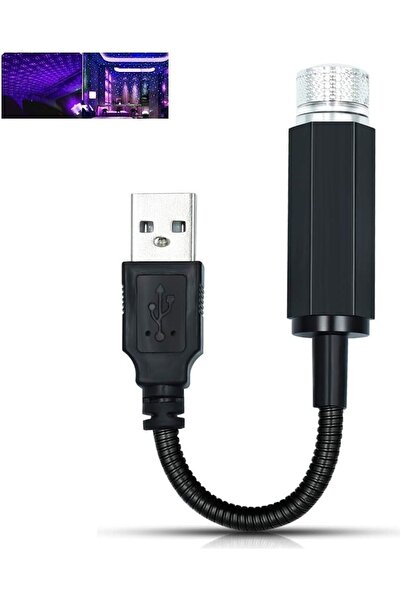 Generic مصباح ليلي USB لعرض النجوم على السقف، قابل للتعديل متعدد التأثيرات، إ...