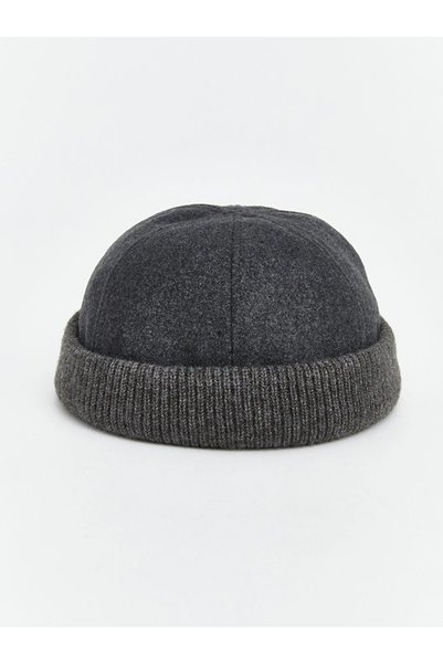 LC Waikiki Anthracite Basic Men's Beret