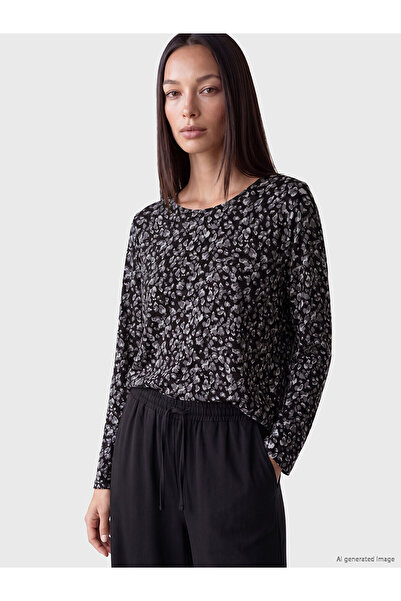 LC Waikiki Two Mt Shop Quality Black Patterned Standard & Regular Long Sleeve...