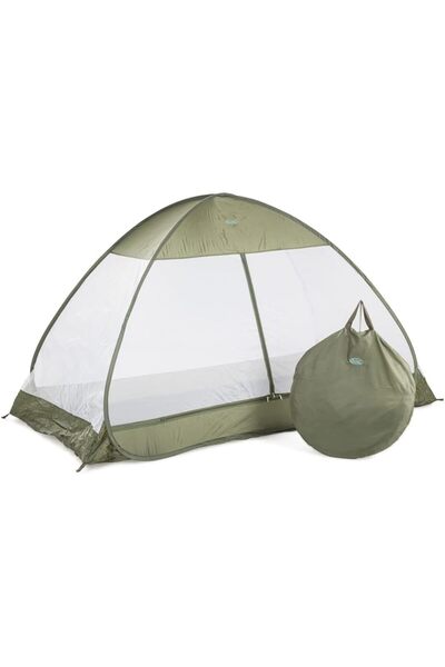 Generic MOSQUITO TENT 230x130x120CM - OLIVE GREEN + WHITE