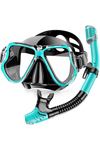 Generic Dry Snorkel Set, Anti-Fog Scuba Snorkelling Packages, Panoramic Wide ...