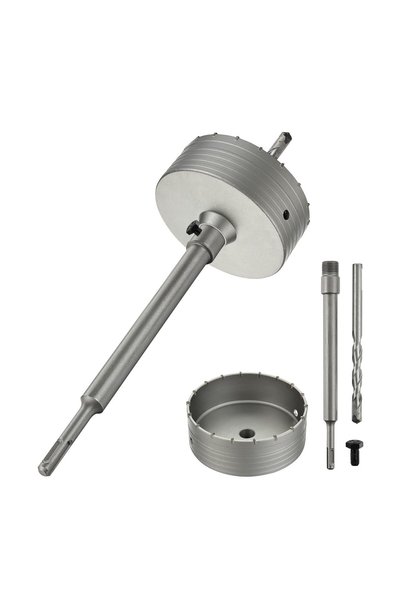 Generic 110mm Concrete Hole Saw Set - 110mm SDS Plus Shank Extension Rod with...