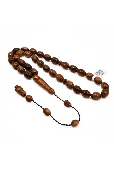 Generic Brand Coconut Shell Rosary Prayer Beads – 33 Beads, 10–13mm Oval Tasb...