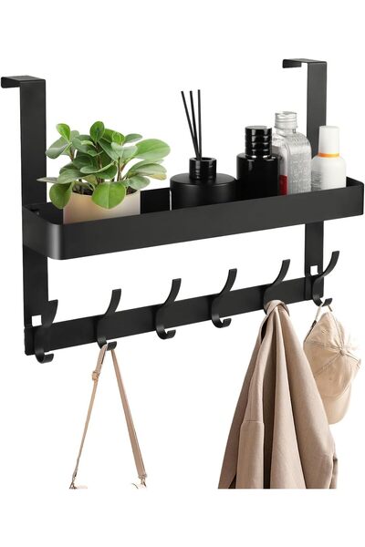 Generic Over The Door Hooks Organizer, Over The Door Hanger Towel Rack for Ba...