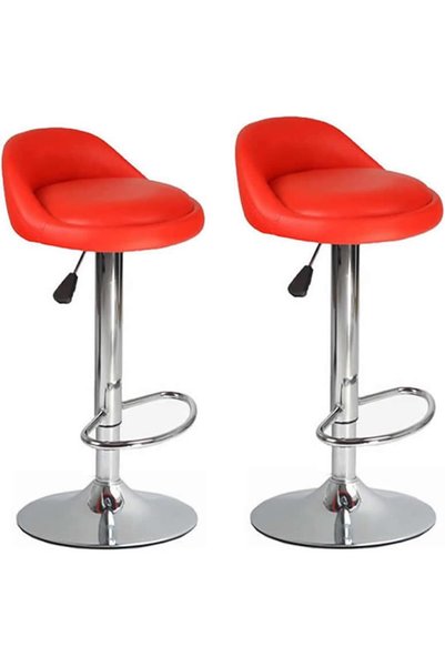 Generic Bar Stools, Leather Bar Chair, Kitchen Dining Chair, 360° Swivel Kitc...