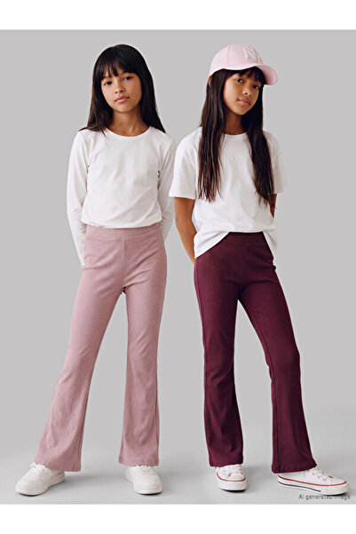 LC Waikiki Esvab • Modern & Stylish 2-Piece Girls' Spanish Style Leggings