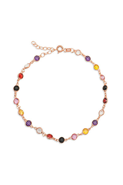 BlackCraft Silver Colored Stone Bracelet