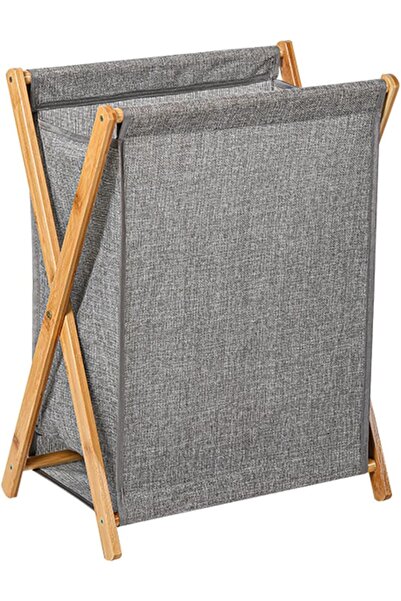 Generic Laundry Hamper,Laundry Clothes Basket,Foldable Organizer Bag with Bam...