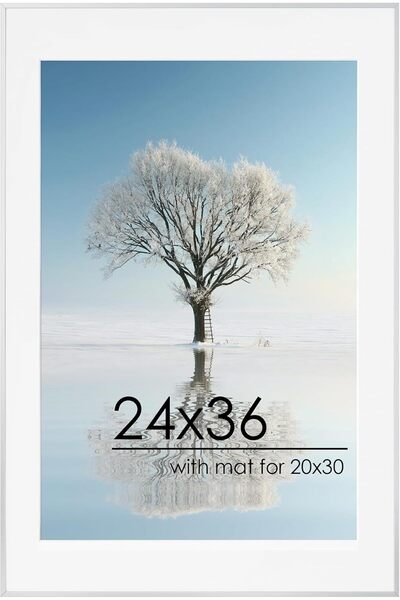 Generic إطار صورة 8x10، عرض صور 5x7 مع مات أو 8x10 بدون مات، عرض على الحائط أ...