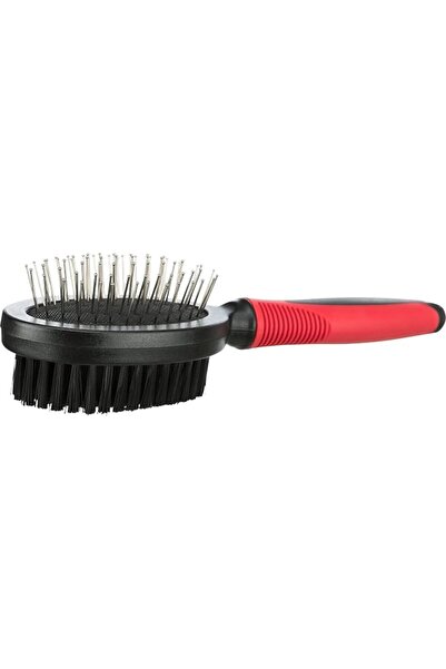 Trixie Brush,Double - Sided, Plastic - Nylon and Metall Bristles, 5 × 21 cm