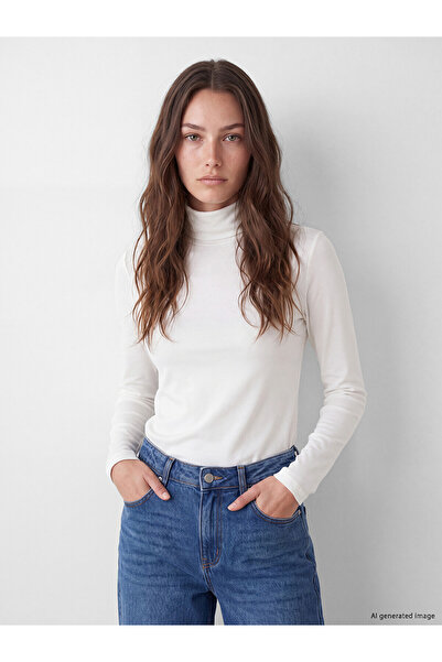 LC Waikiki Two Mt Shop Quality Lcw Modest White Combed Cotton Plain Tight & S...