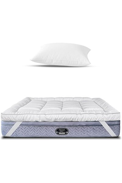 Generic Hotel Felt Bed Pad 150 * 200+14 cm + 2 Pillow Relax Hotel (200X150 + ...
