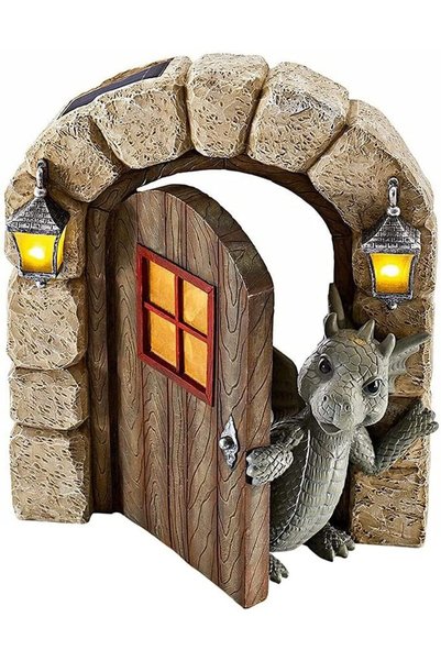 Generic Funny Garden Dinosaur Decorations – Fairy Garden Miniature Decor Kit,...