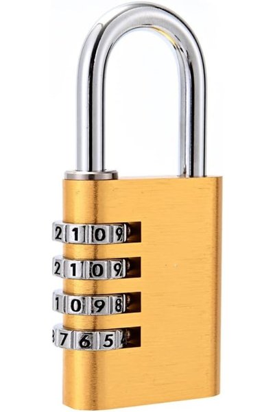 Generic Aluminium Password Lock -40mm- Digital Lock, 4-digit Keyless Security...