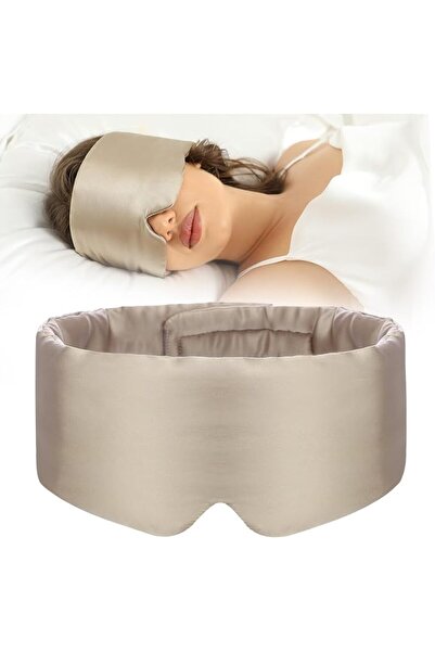 GENERAL 100% Mulberry Silk Sleep Eye Mask for Women & Men with Adjustable Str...