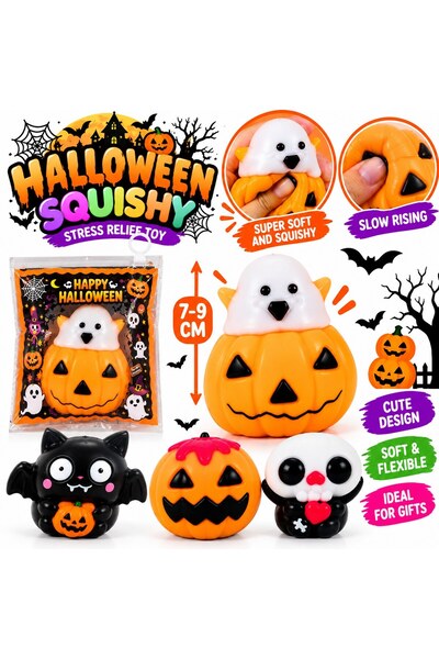 SHOP LIKE A PRO Jucărie Antistres Squishy Halloween, Moale și Flexibilă, Dive...