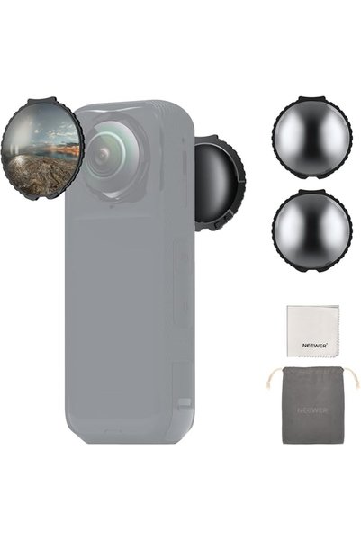 NEEWER ND Filters Compatible with Insta360 X5, ND16 Lens Filter Set, 4 Stops ...