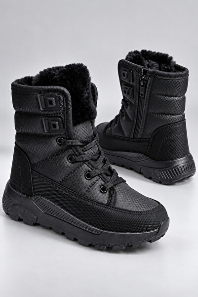 Slipcat Unisex-Kinderstiefel, rutschfeste Sohle, Schnürstiefel, Thermo-Winter...