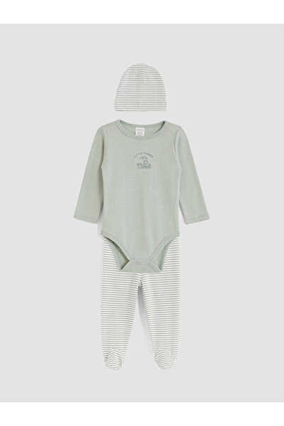 LC Waikiki Striped Baby Boy 3-Piece Set for Style Enthusiasts from Uzg Store