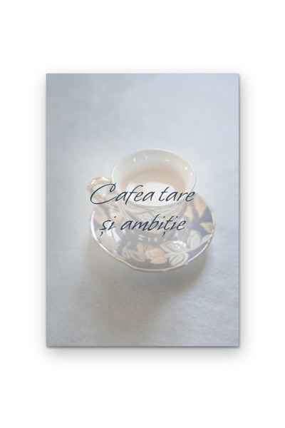 OEM Poster Cardboard 250g A4, Quote Strong coffee and ambition, Motivational,...