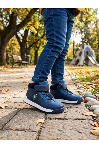 Vicco Μπότες για αγόρια με Velcro που φοριούνται εύκολα, με φλις εσωτερικό γι...