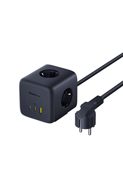 Baseus Πολύπριζο Enerfill FA11 (E00082100123-00), 3 θέσεις ΕΕ, USB, Type-C, 6...