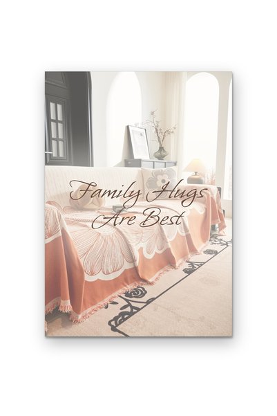 OEM Poster Carton 250g A4 Îmbrățișările de Familie Sunt Cele Mai Bune, Decor ...