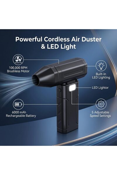 GENERIC4 Hamwesh 100,000 RPM Cordless Air Duster