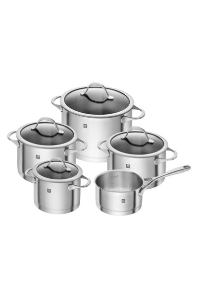 ZWILLING 9-piece cookware set, stainless steel, "Essence" -