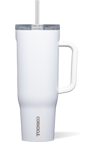 Corkcicle Cruiser Straw Cup 1.2L Walnut Wood