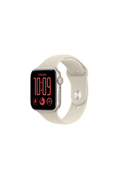 Apple MJL34TU/A Watch SE 3 GPS 44 mm Yıldız Işığı Alüminyum Kasa ve Kum Spor ...