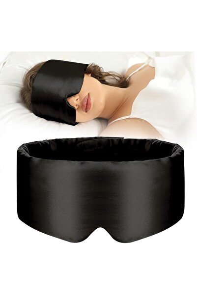 GENERAL 100% Mulberry Silk Sleep Eye Mask for Women & Men with Adjustable Str...