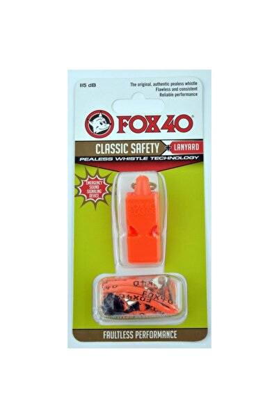 Fox 40 Fluier clasic + șnur 9903-0308 portocaliu