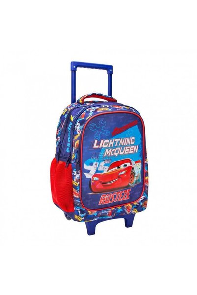 Diakakis Σχολική Τσάντα Τρόλεϊ Δημοτικού Disney Cars 3 θήκες - 000563566