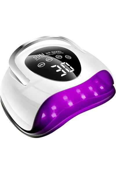 LadyMisty 220W UV LED Nail Lamp for Gel Polish - 57 Lamp Beads, 4 Timer Setti...
