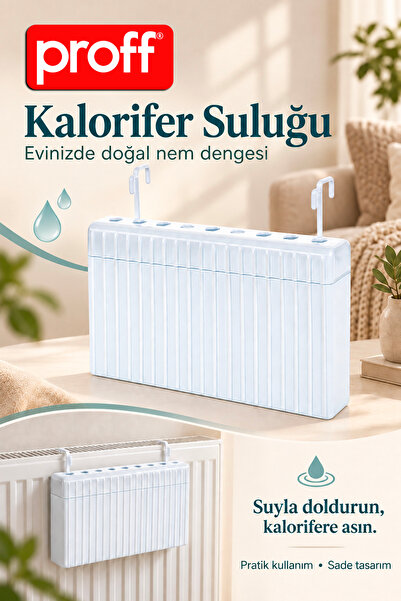 Proff Askılı Kalorifer Suluğu - Petek Üstü Doğal Nemlendirici Su Kabı - Petek...