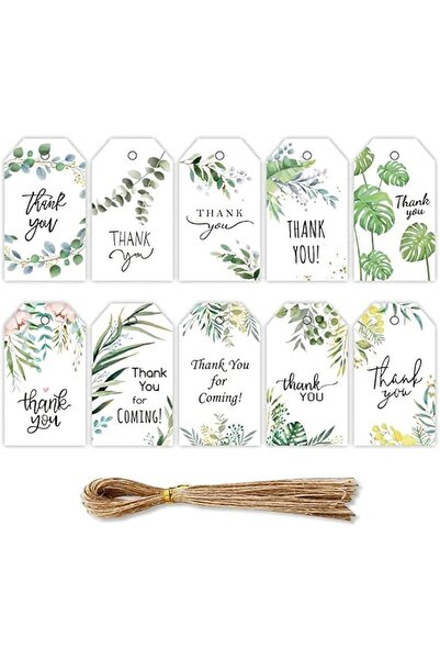 Generic Thank You Tags, Thank You Gift Tags, Gift Wrap Tags with String, for ...
