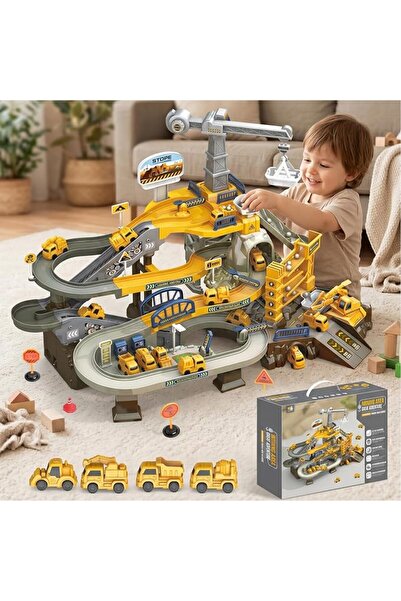 Sharpdo acc SHARPDO Car Ramp Track Set for Kids, with Mini Cars Engineering V...