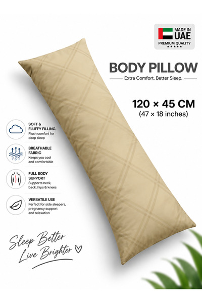 zeetwo Bedsheet Set, Beige Pinstripe Pattern, 100% Cotton, 125 GSM