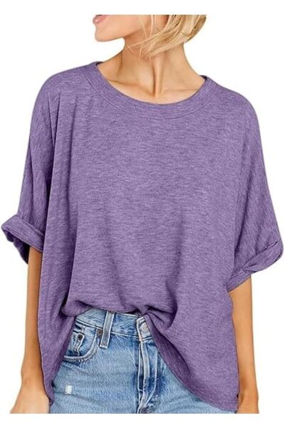 GENERAL Women's Oversized T Shirts Loose Fit Tunic Tshirts 2025 Casual Summer...