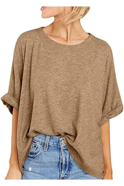 GENERAL Women's Oversized T Shirts Loose Fit Tunic Tshirts 2025 Casual Summer...