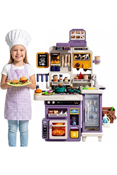 GENERAL Kids Toy Kitchen Playset, 78 Pcs Play Kitchen Set for Kids