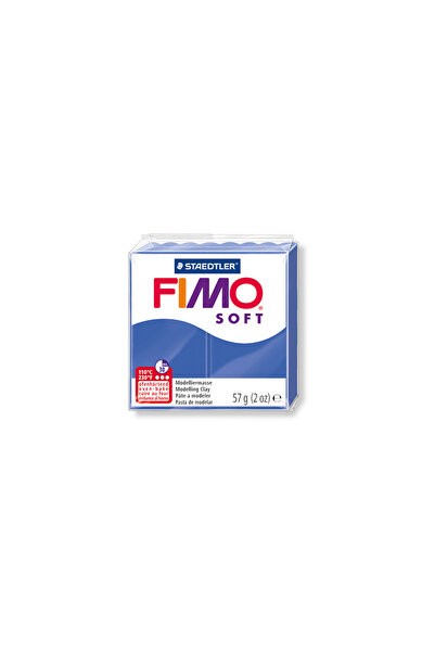 Staedtler ΠΗΛΟΣ 6x57γρ FIMO SOFT ΛΑΜΠΕΡΟ ΜΠΛΕ