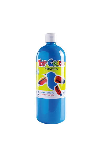 Toy Color ΥΠΕΡ-ΠΛΕΝΟΜΕΝΗ ΤΕΜΠΕΡΑ 1000ml ΠΡΩΤΟΒΑΘΜΙΑ ΚΥΑΝΟ ΜΠΛΕ