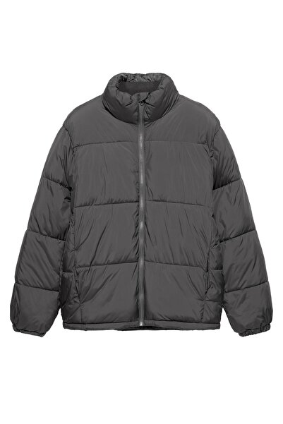 Pull & Bear Dik yaka şişme mont