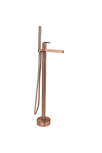 Rea Robinet Pentru Cadă Montat Pe Podea Grace Cupru Periat 19,2X16X92Cm