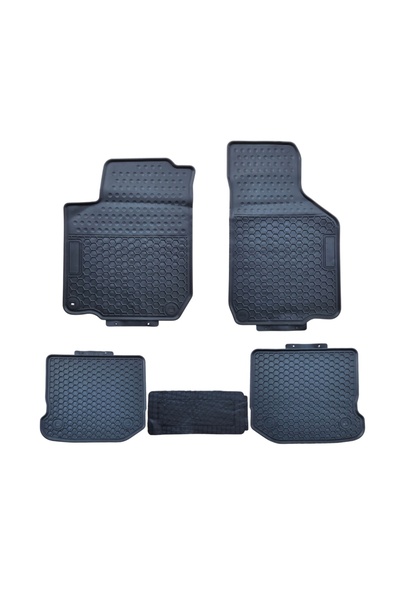DELUXETUNING Covorase auto cauciuc compatibile cu VW Golf 4 IV 1998-2004, VW ...