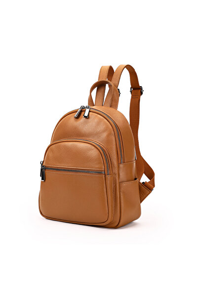 IMODIX Rucsac Dama Din Piele Naturala, Buzunare Multiple, Design Casual Elega...