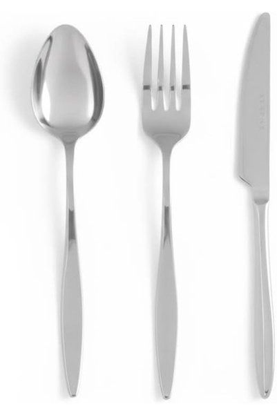 Generic Serenk New York 18-Piece Stainless Steel Cutlery Set – Knives, Forks ...